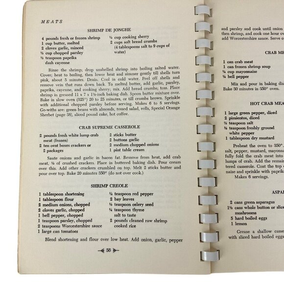 Excelsior House Cookbook Jefferson Texas Fifth Printing 1974 Spiral Bound - Picture 6 of 9